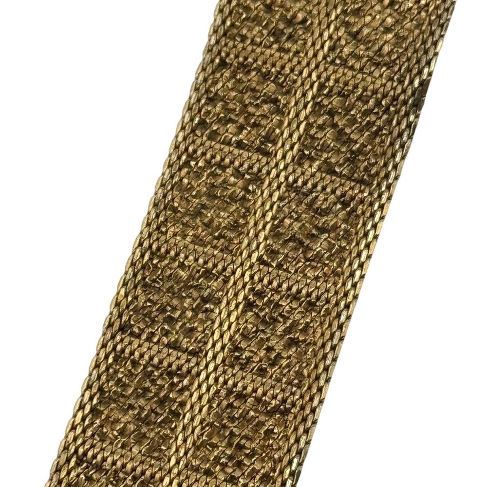 Vintage Grosse Signed‎ Germany 1966 Gold Tone Mesh Bracelet